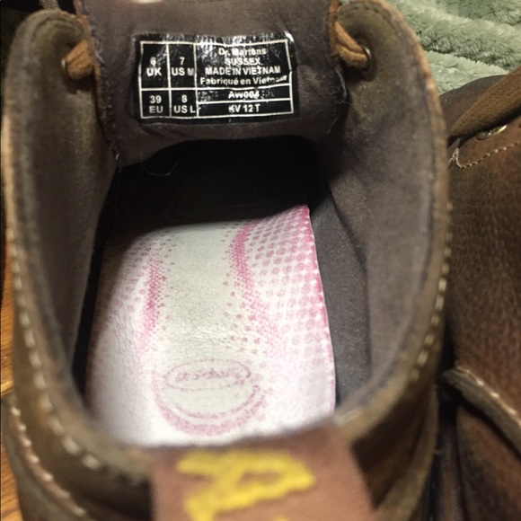 Vintage Brown Dr. Martens Ankle Boots - Picture 5 of 5